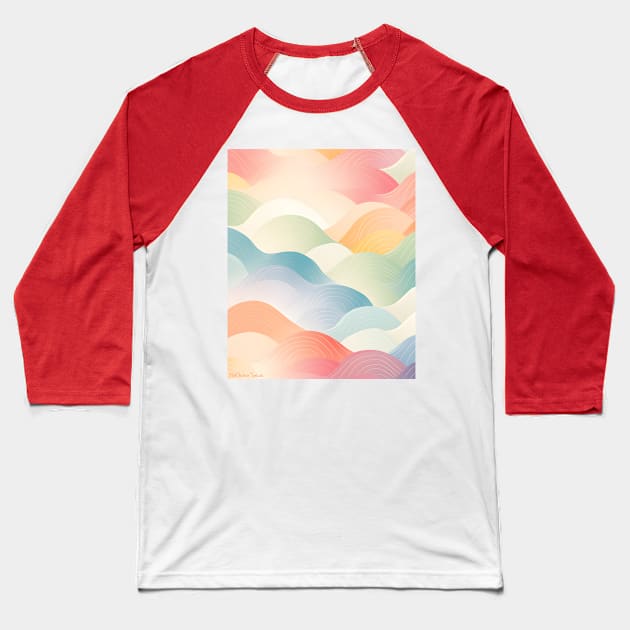 Seas Positivity 2 Baseball T-Shirt by ArtWearSplash